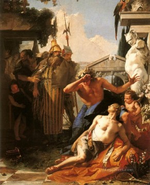ヒヤシンス・ジョバンニ・バティスタ・ティエポロの死 Oil Paintings